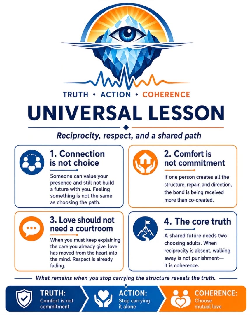 UNIVERSAL LESSON — RECIPROCITY, RESPECT, AND A SHARED PATH