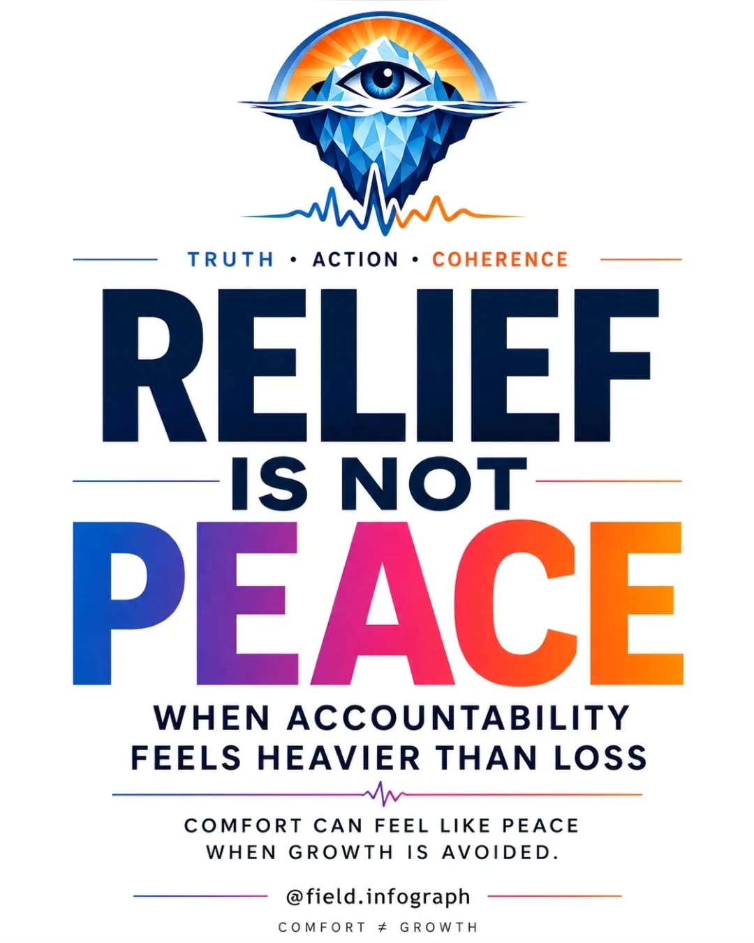 RELIEF, PEACE, AND ACCOUNTABILITY — frame 1 of 2